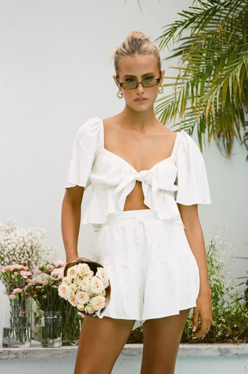 Store SABO Allura Shorts-White