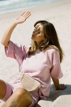 Hot SABO Archer Tee-Grainy Pink