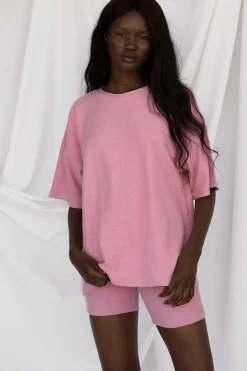 Hot SABO Archer Tee-Grainy Pink