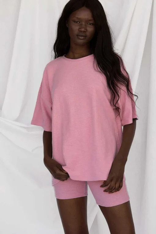 Hot SABO Archer Tee-Grainy Pink