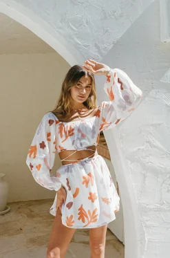 Hot SABO Avie Off Shoulder Dress-Autumn