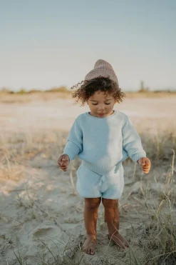 New SABO Azure Mini Knit Shorts