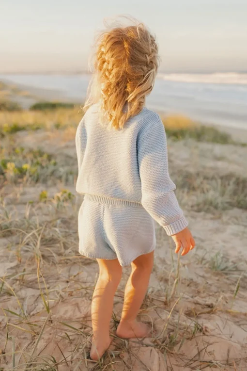 New SABO Azure Mini Knit Shorts