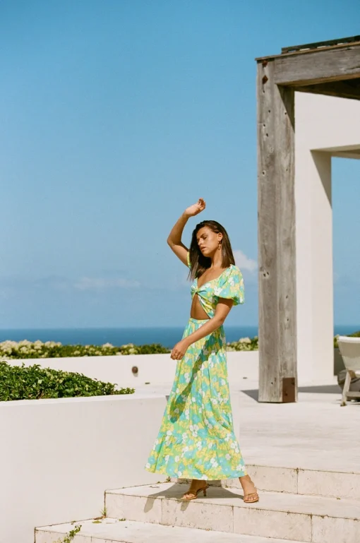 Clearance SABO Belle Maxi Dress-Bryony Tropical
