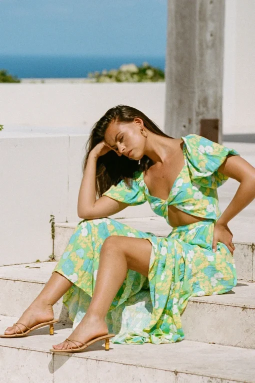 Clearance SABO Belle Maxi Dress-Bryony Tropical