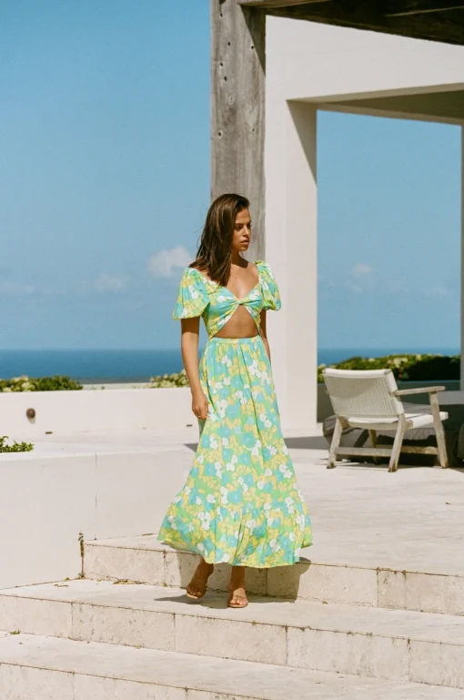 Clearance SABO Belle Maxi Dress-Bryony Tropical