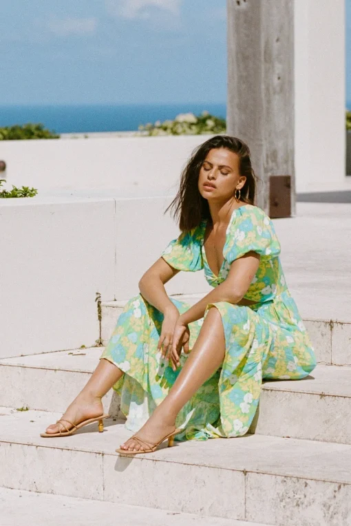 Clearance SABO Belle Maxi Dress-Bryony Tropical