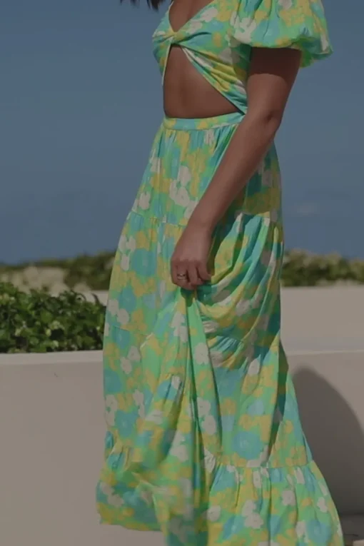 Clearance SABO Belle Maxi Dress-Bryony Tropical