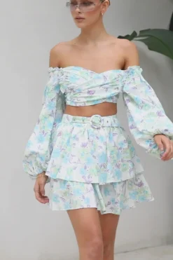 Best SABO Belted Zoe Skirt-Floral