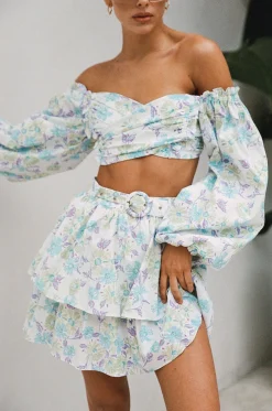 Best SABO Belted Zoe Skirt-Floral