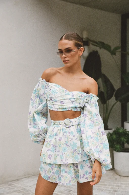 Best SABO Belted Zoe Skirt-Floral