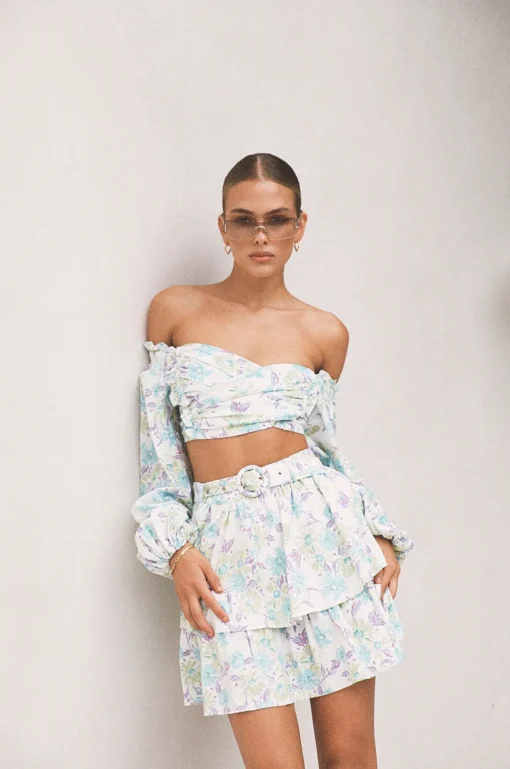 Best SABO Belted Zoe Skirt-Floral