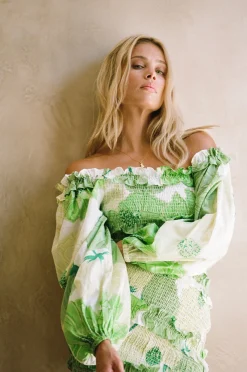 Shop SABO Berlyn Shirred Dress