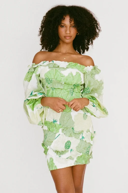 Shop SABO Berlyn Shirred Dress