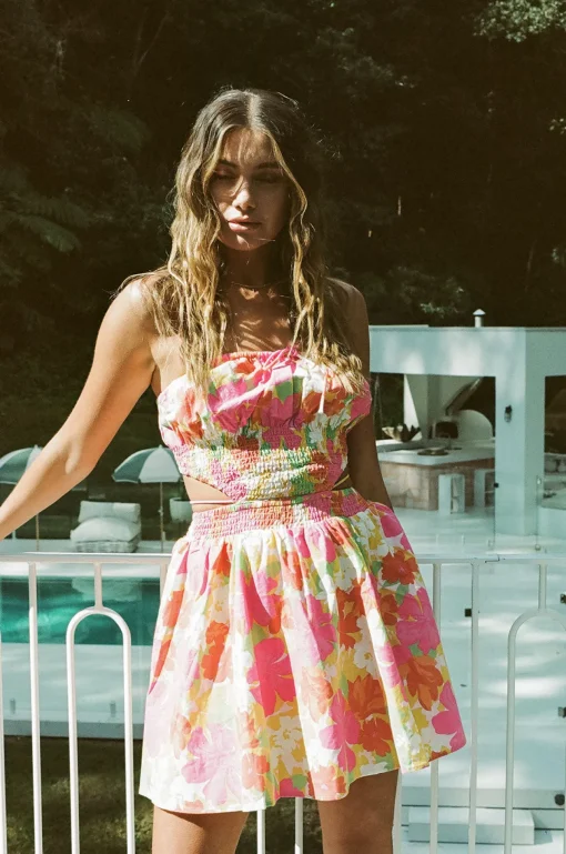 Discount SABO Bianca Shirred Dress