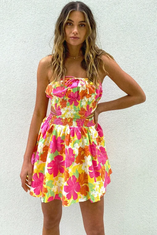 Discount SABO Bianca Shirred Dress