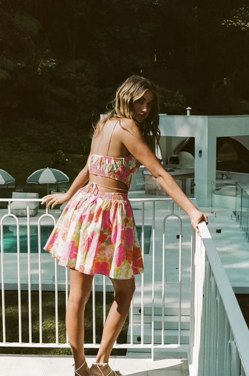 Discount SABO Bianca Shirred Dress