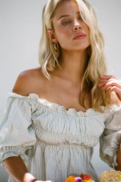 Cheap SABO Blakely Off Shoulder Dress