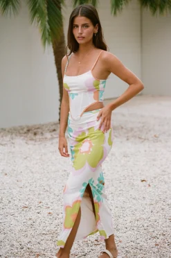 Outlet SABO Bretta Midi Skirt-Bubblegum