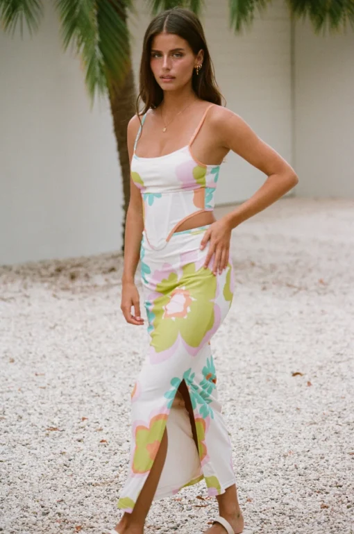 Outlet SABO Bretta Midi Skirt-Bubblegum