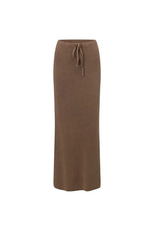 Best Sale SABO Briana Maxi Skirt-Mocha