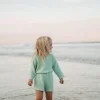 Shop SABO Charli Mini Knit Playsuit-Mint