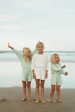 Shop SABO Charli Mini Knit Playsuit-Mint