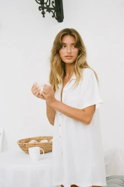 Clearance SABO Cosy Shirt Dress-Jersey