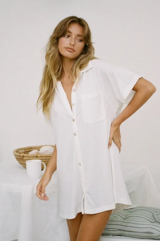 Clearance SABO Cosy Shirt Dress-Jersey
