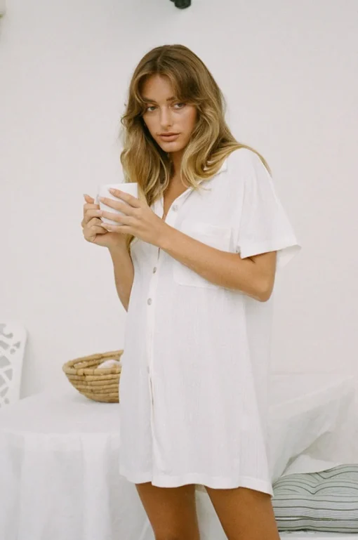 Clearance SABO Cosy Shirt Dress-Jersey