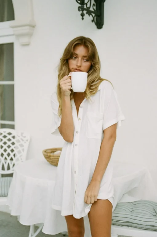 Clearance SABO Cosy Shirt Dress-Jersey