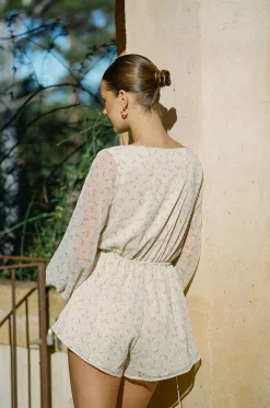 New SABO Dharma Playsuit-Hibiscus