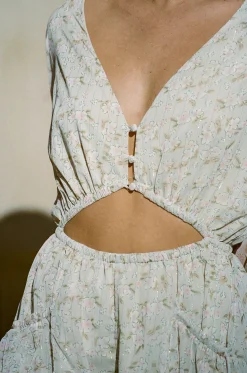 New SABO Dharma Playsuit-Hibiscus