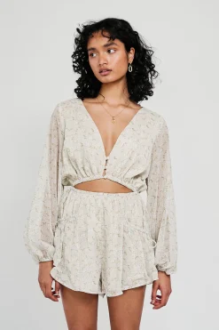 New SABO Dharma Playsuit-Hibiscus