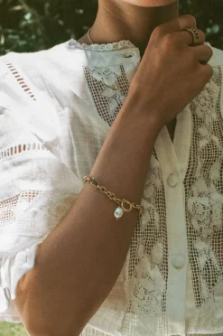 New SABO Drop Pearl Bracelet
