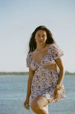 Flash Sale SABO Eilish Dress-Lilac Floral