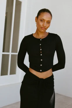 Fashion SABO Elsie Top-Black