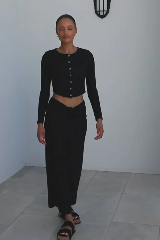 Fashion SABO Elsie Top-Black