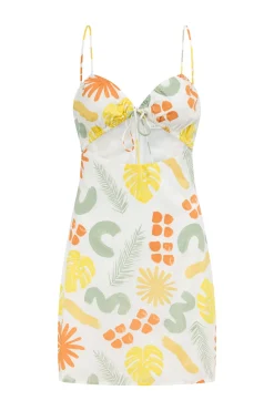 Sale SABO Emelie Dress-Desert Leaf