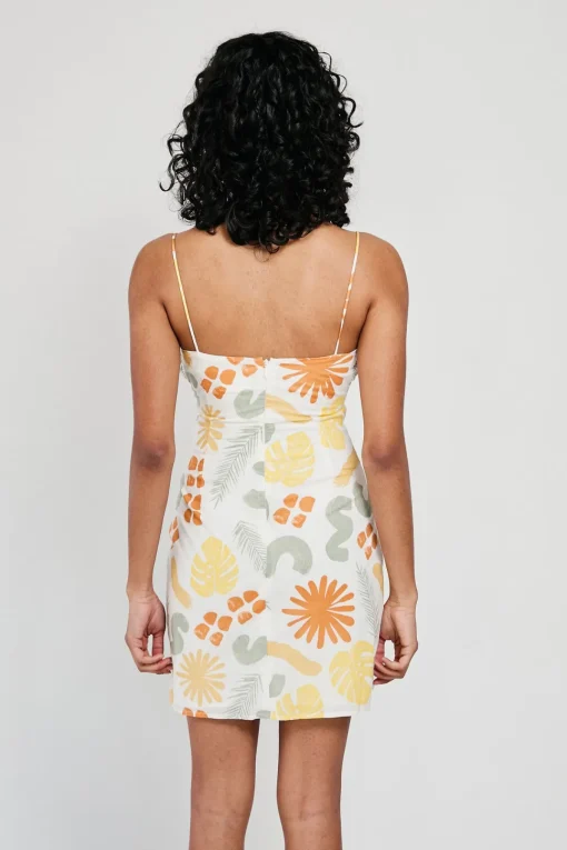 Sale SABO Emelie Dress-Desert Leaf