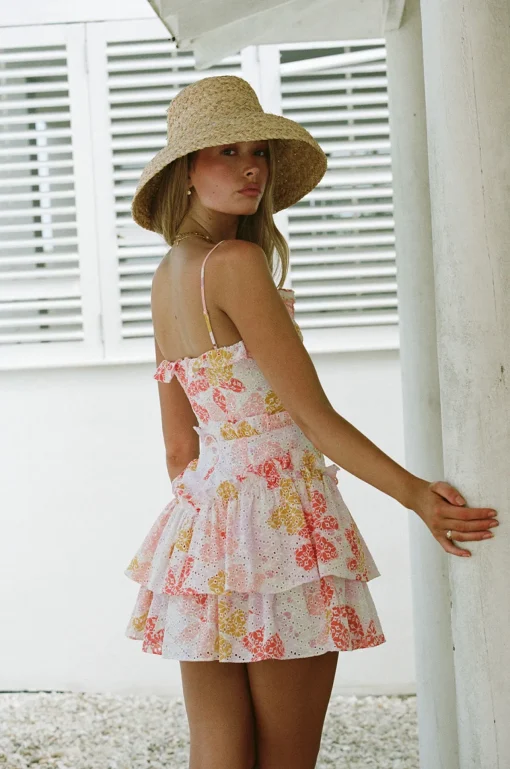 Fashion SABO Hanalei Frill Dress-Pollen