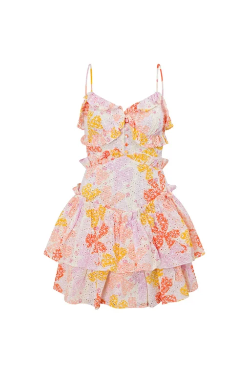 Fashion SABO Hanalei Frill Dress-Pollen