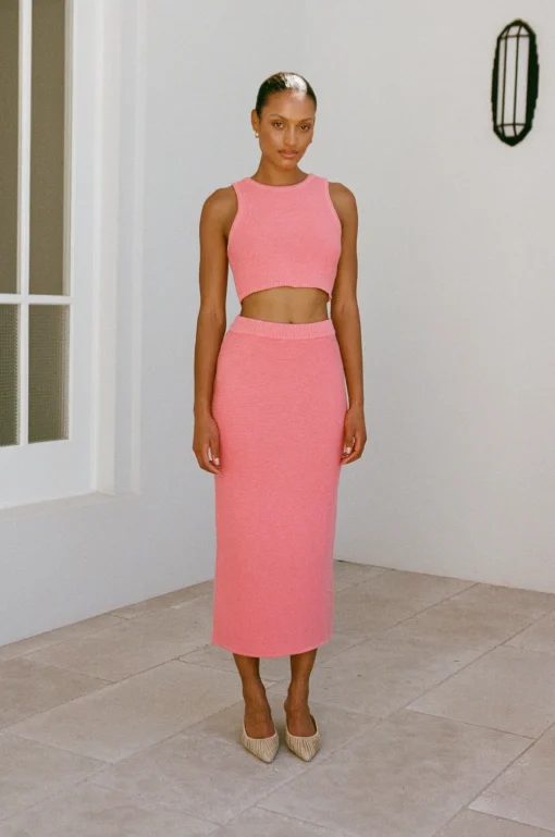 Shop SABO Heather Top-Rose