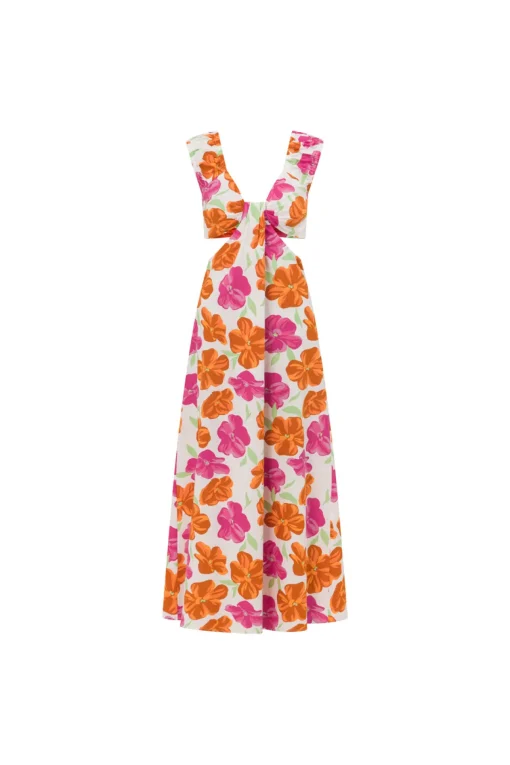 Cheap SABO Kameliya Midi Dress