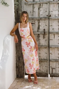 Shop SABO Keara Midi Skirt-Pollen