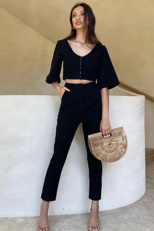 Outlet SABO Keely Pants-Black