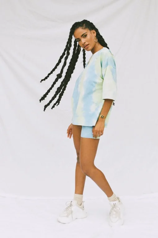 Cheap SABO Kiva Bike Shorts-Tie Dye