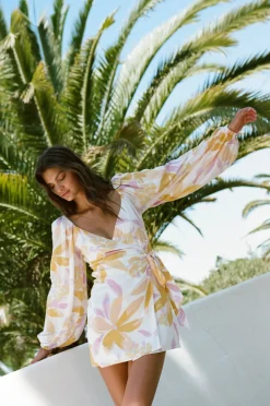 Best SABO Kona Wrap Dress-Paradise Floral