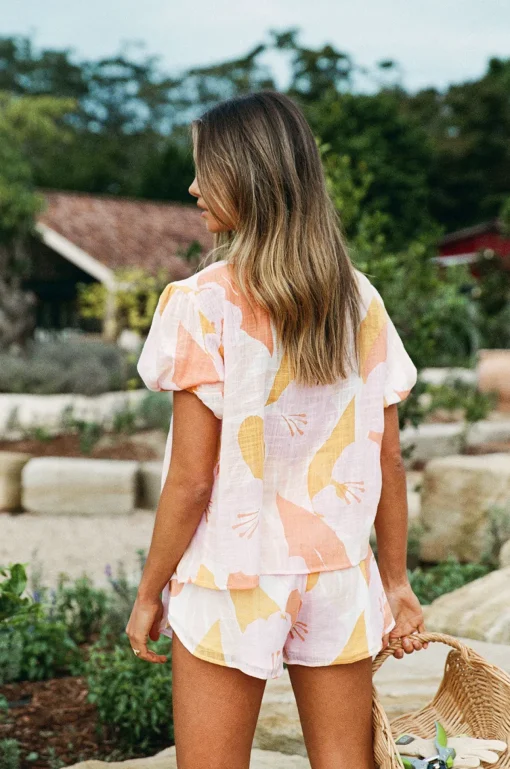 Cheap SABO Leta Shorts-Sunset