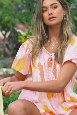 Cheap SABO Leta Shorts-Sunset